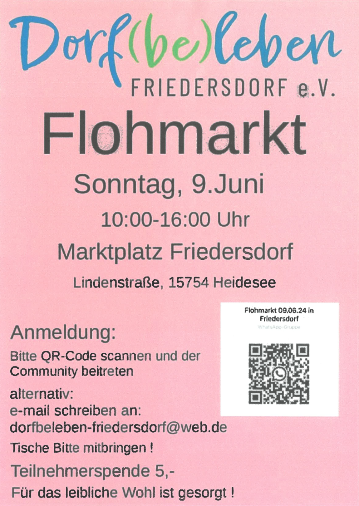 Flohmarkt Friedersdorf
